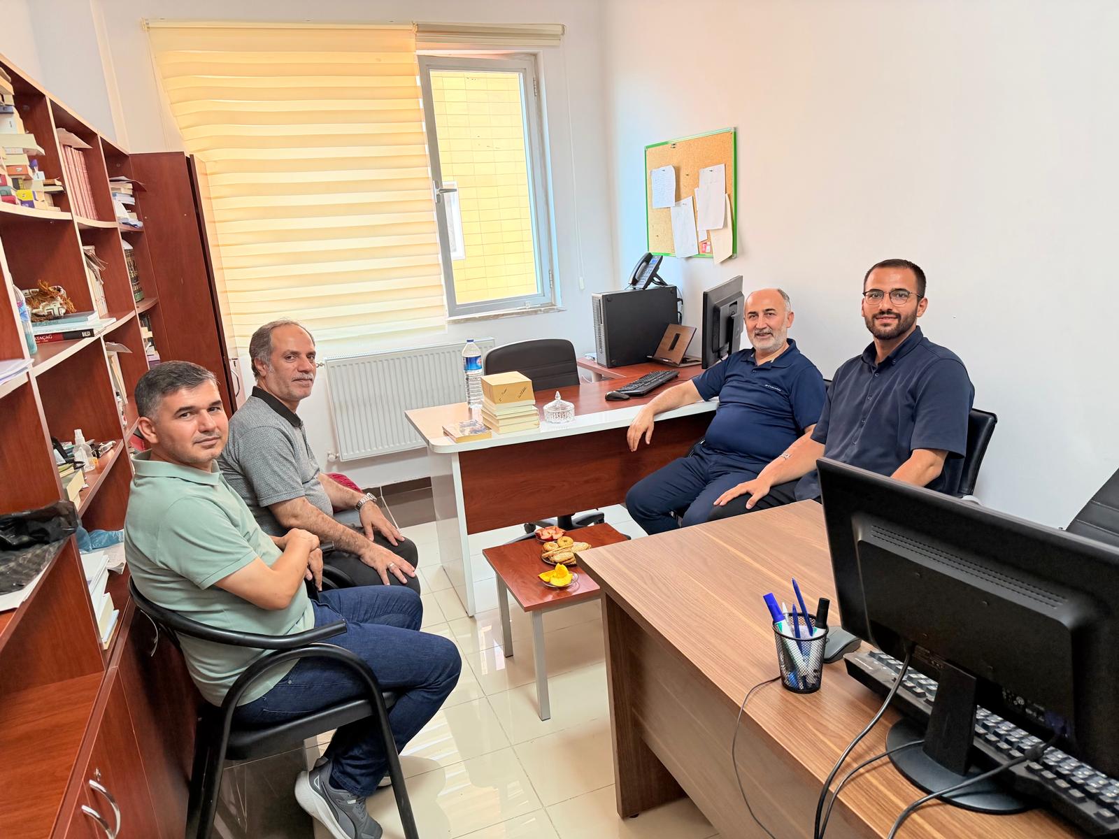 Arş. Gör. Yusuf Gargu’ya Tebrik Ziyareti